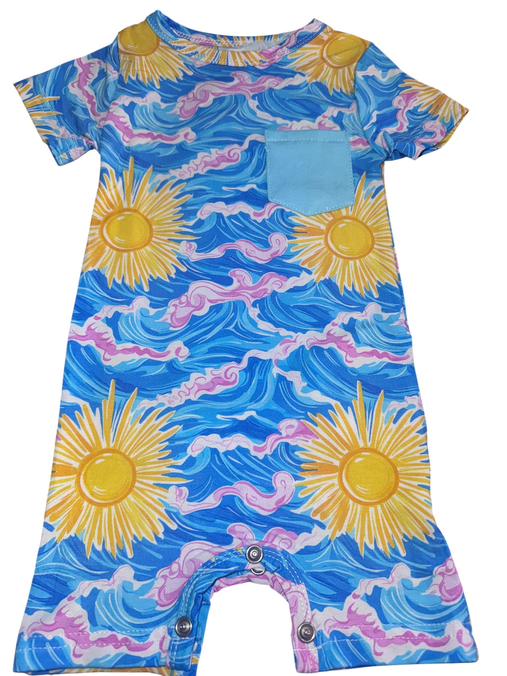 ☀️🌊 NWT Ocean Sunshine Romper | 0–3 Months 🌊☀️