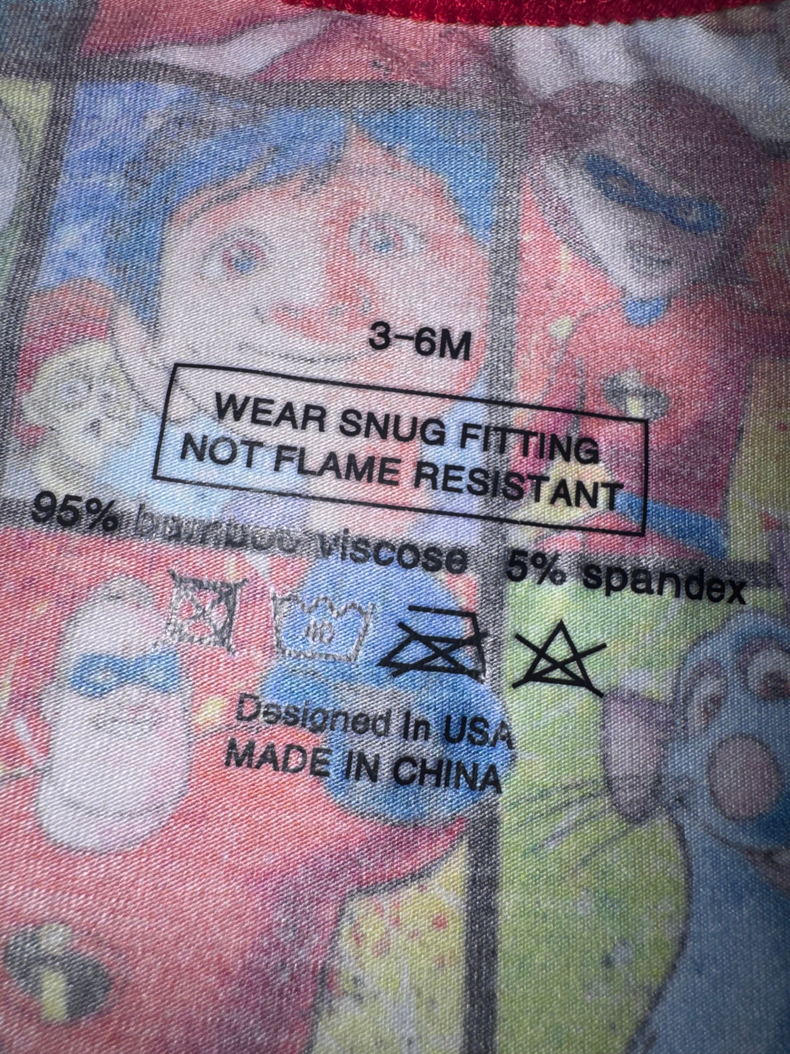 ✨ NWT Disney Pixar Mash-Up Bamboo Shorty Zippy – Size 3-6 Months ✨