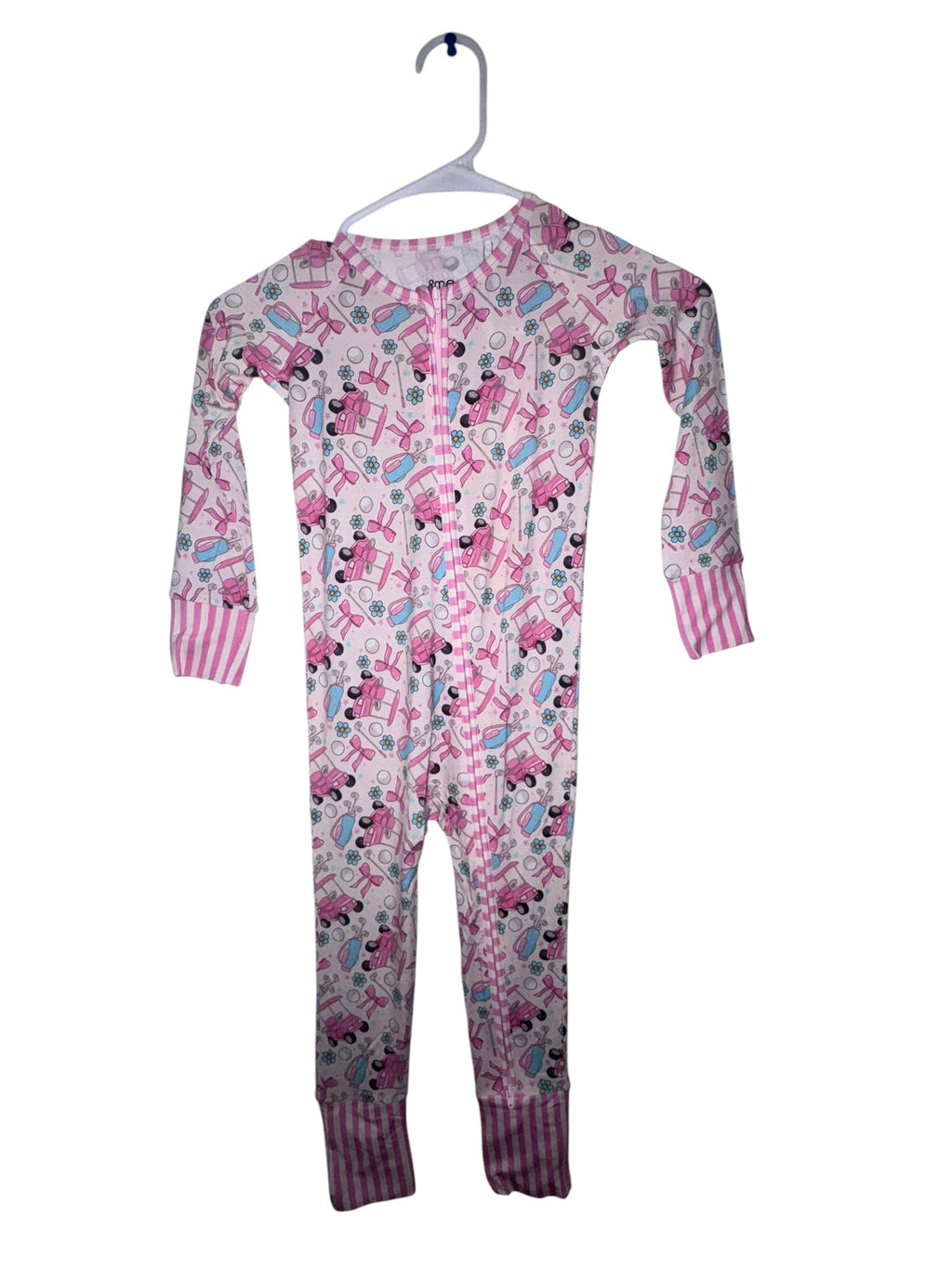 NWT &Me Bamboo Pink Golf Zippy Sleeper