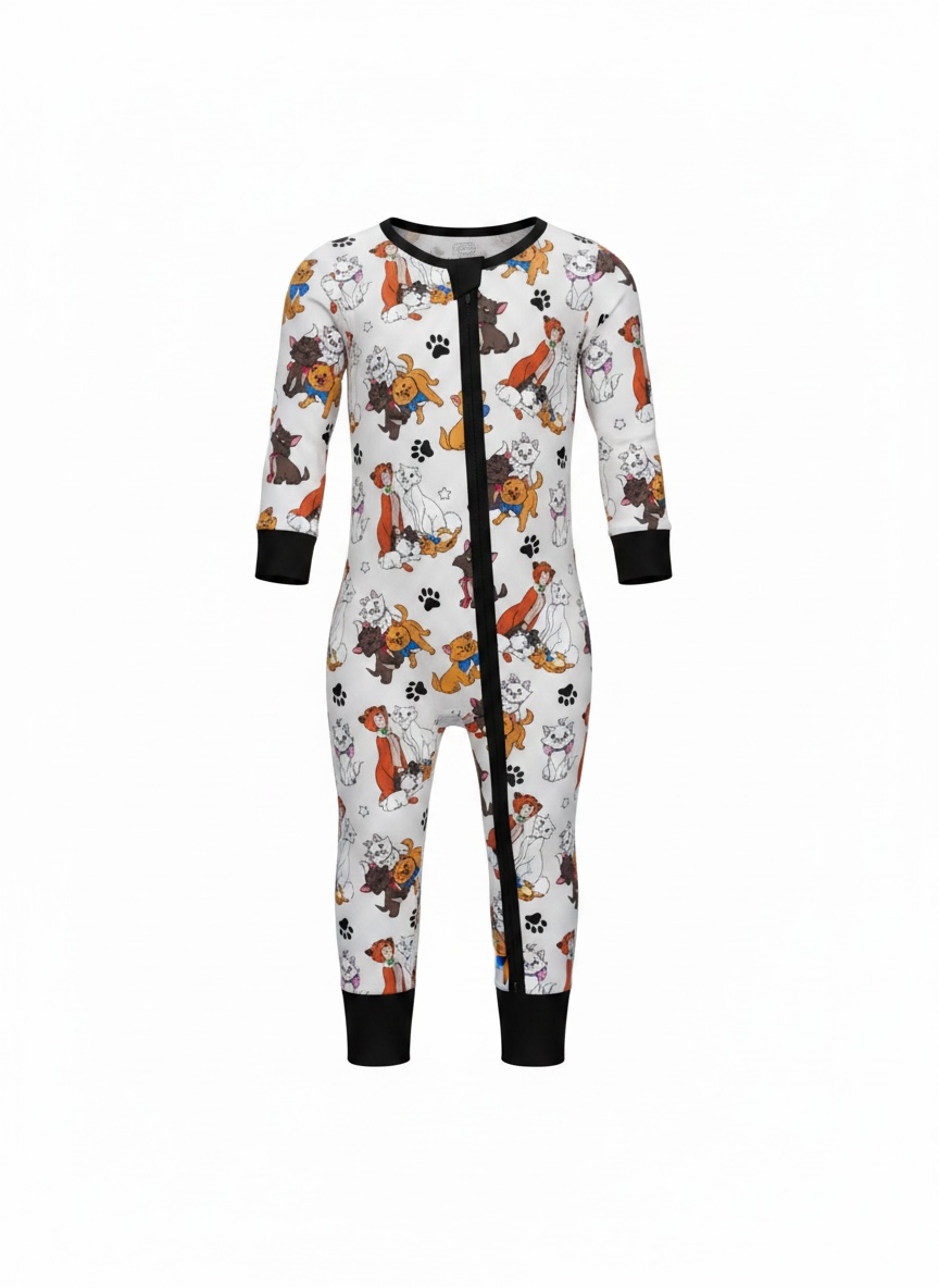 Aristocats - Long Sleeve Zippy