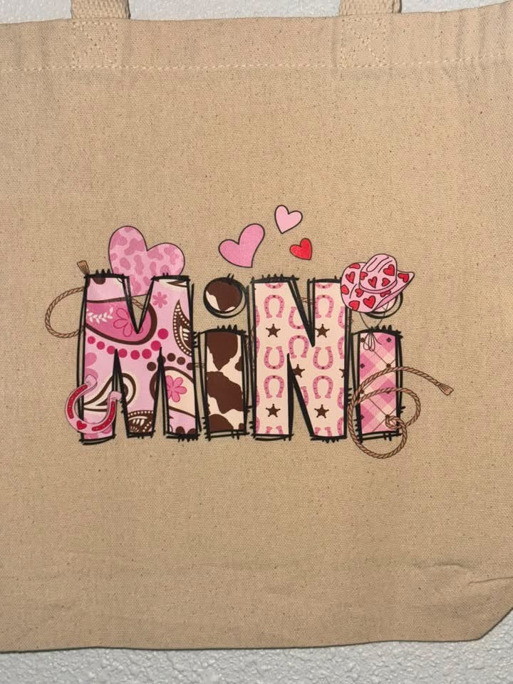 Mama & Mini Canvas Tote Bag Set – Matching Tote Collection