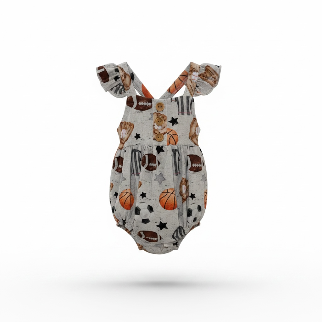 All Sports - Sleeveless Flutter Romper