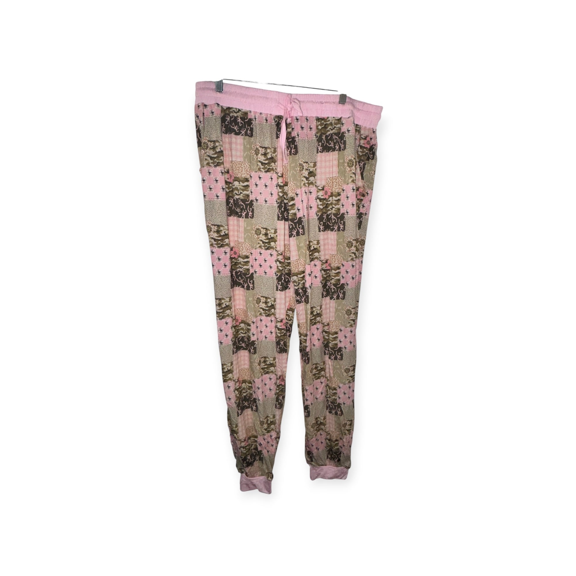 Pink/Green Camo - Lady Jogger Pants