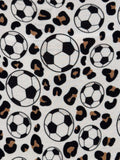 Cheetah Soccer - Short Sleeve Twirl Dress