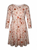Posh Peanut Alphabet Medley Bamboo Twirl Dress – 2T