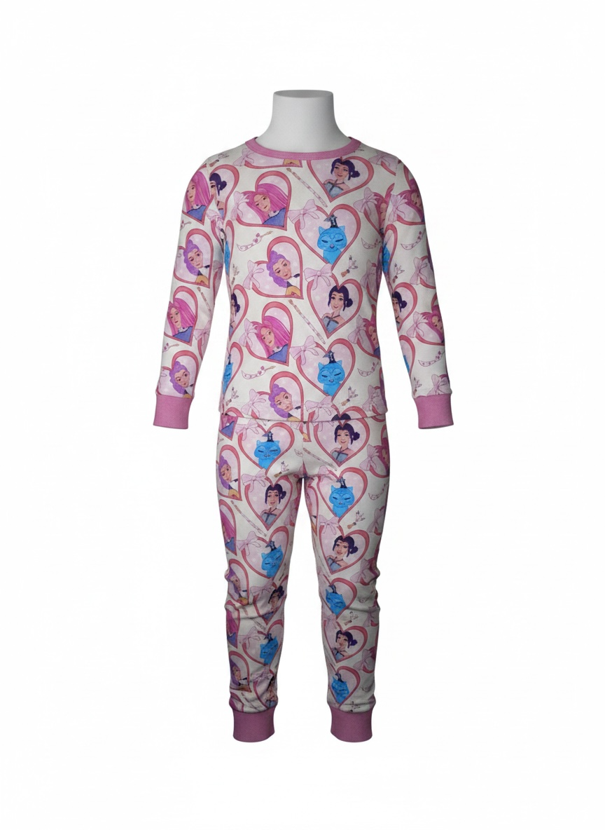 K-Pop Hearts - Long Sleeve 2-Piece Set