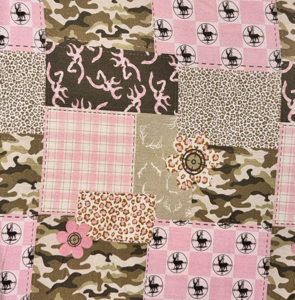 Pink/Green Camo - Lady Jogger Pants