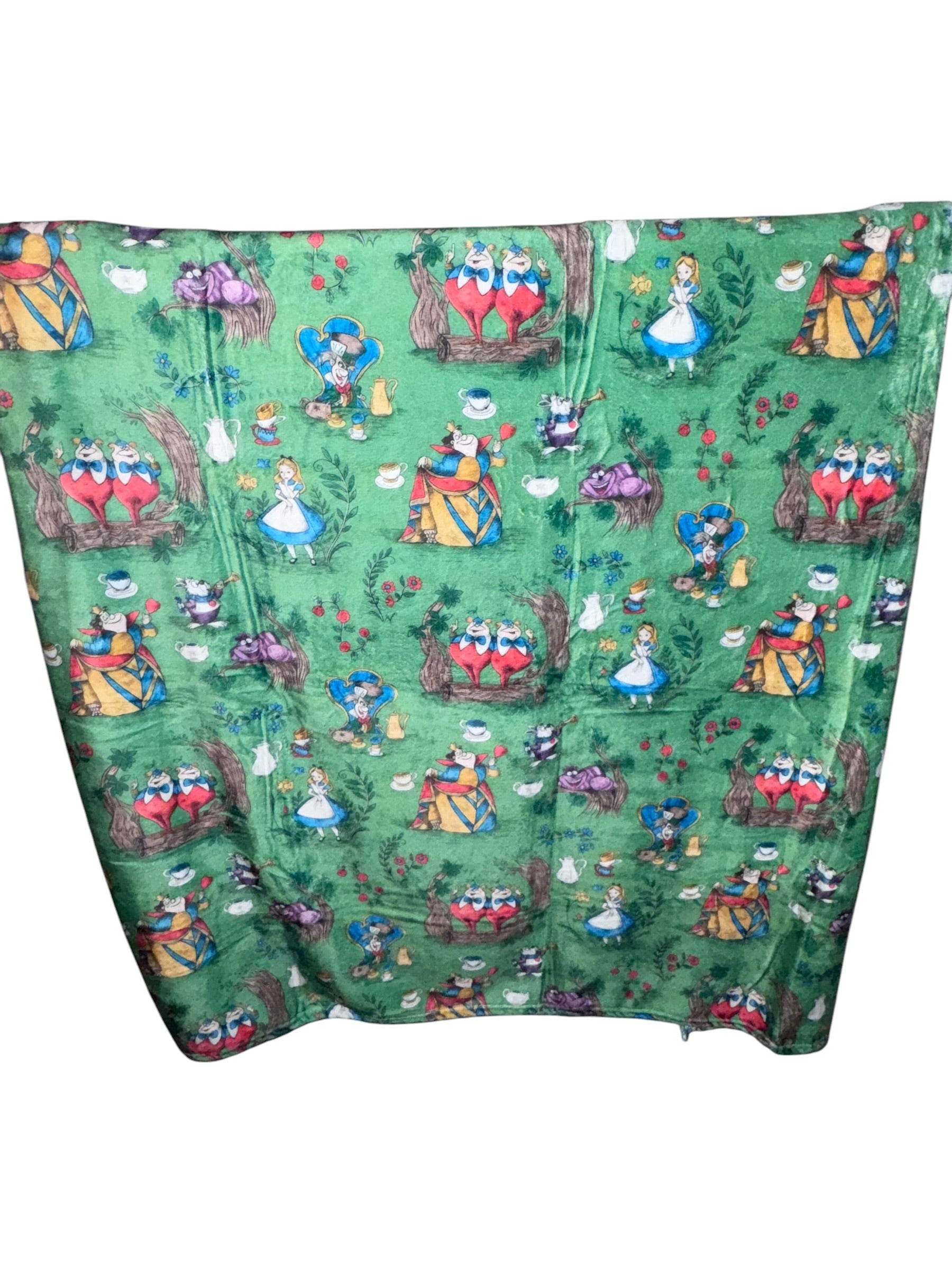 50x60 Alice in Wonderland Minky Plush Blanket