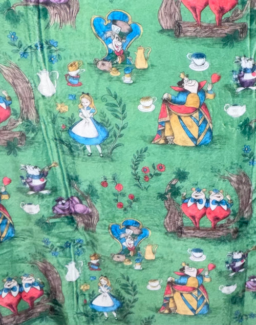 50x60 Alice in Wonderland Minky Plush Blanket