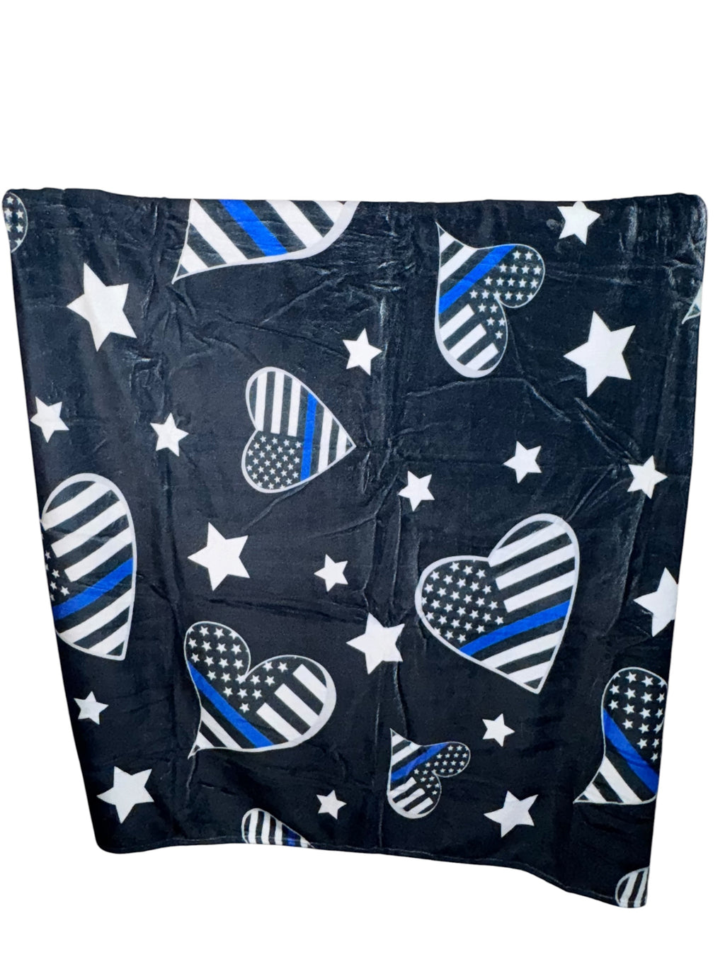 50x60 Back the Blue Minky Plush Blanket