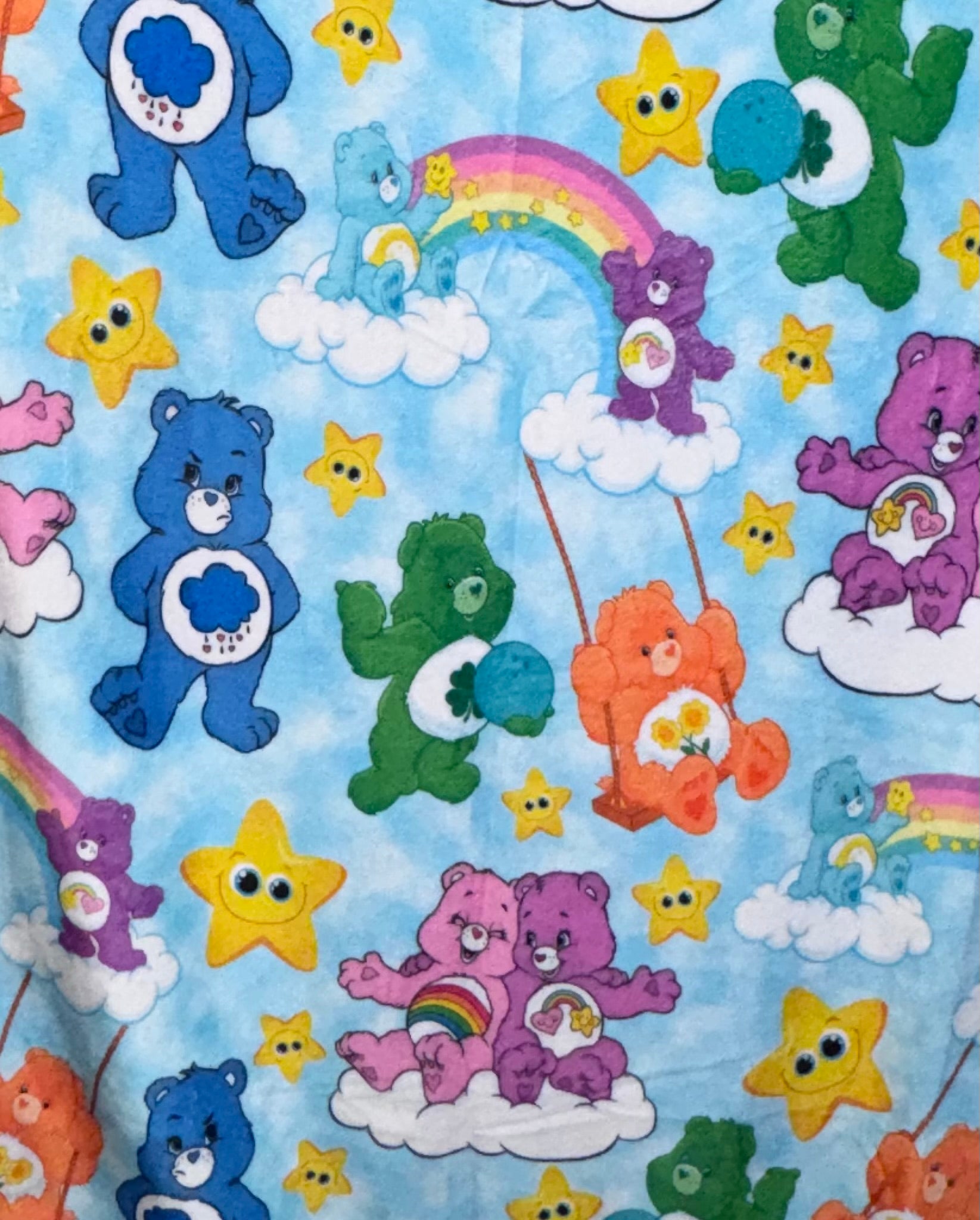 50x60 Care Bears Minky Plush Blanket