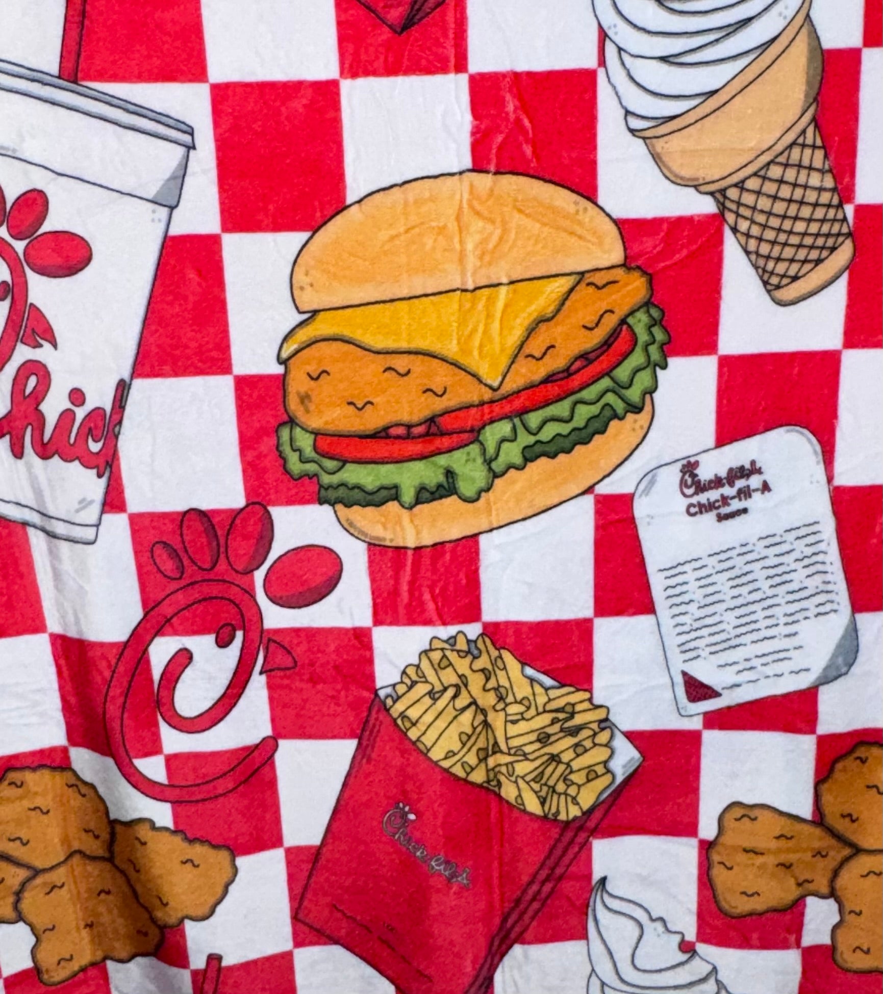 50x60 Chick-Fil-A Minky Plush Blanket
