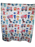 50x60 Community Helpers Minky Plush Blanket