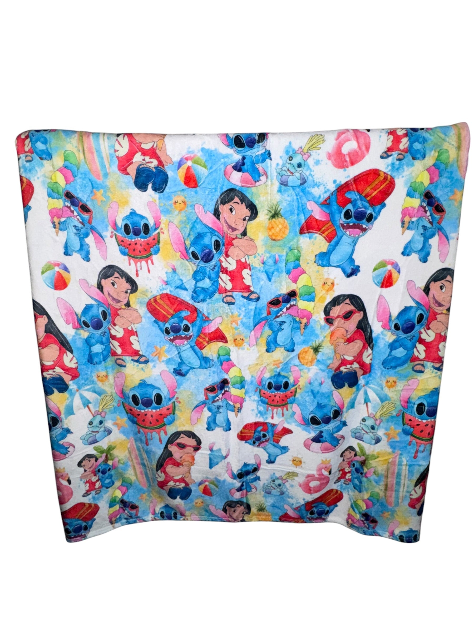 50x60 Lilo and Stitch Minky Plush Blanket