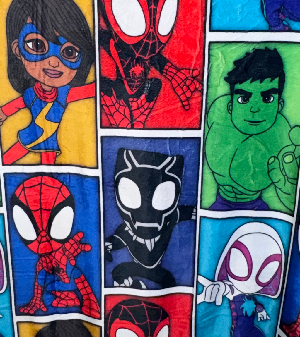 50x60 Spidey and Friends Minky Plush Blanket