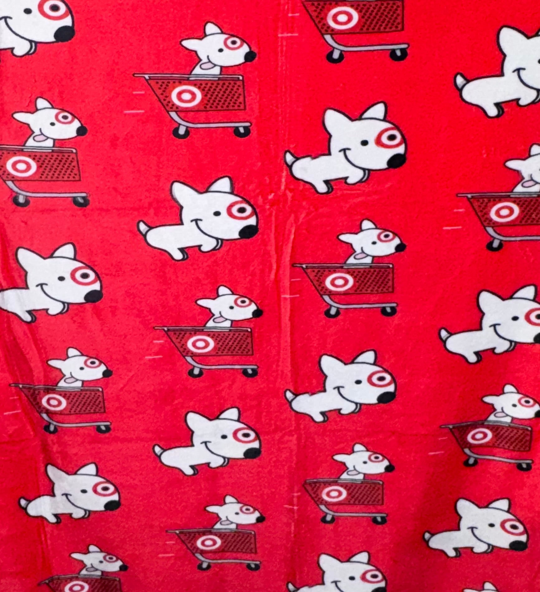 50x60 Target Dog Minky Plush Blanket
